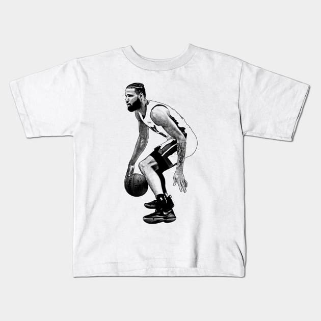 Caleb Martin Kids T-Shirt by Puaststrol